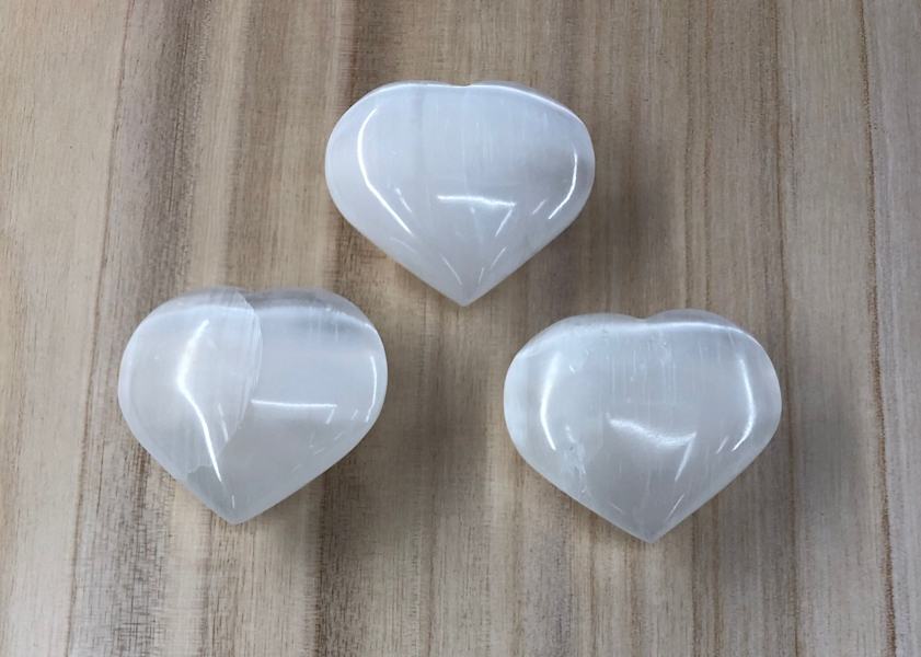 Corazón Selenita 8 cm